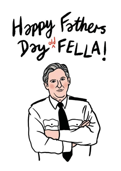 Line of Duty Happy Father's Day old Fella created by Debmon Design