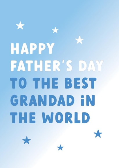 Happy Father's day to the best Grandad in the World created by Always Sparkle