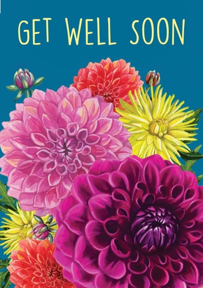 Get well glorious flower card created by Rocket68