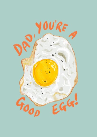Dad 'Good Egg' Card created by Becki Gill