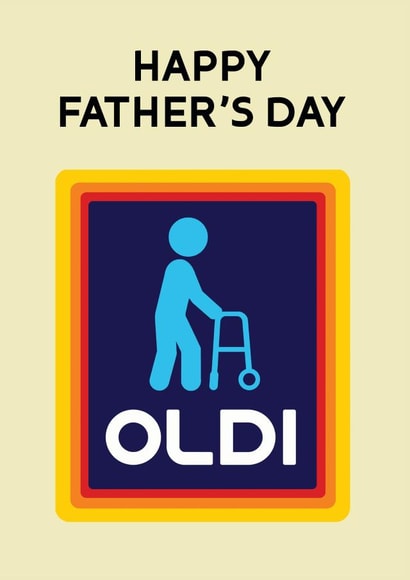 Oldi Father's Day Card created by Cheeky Chappy