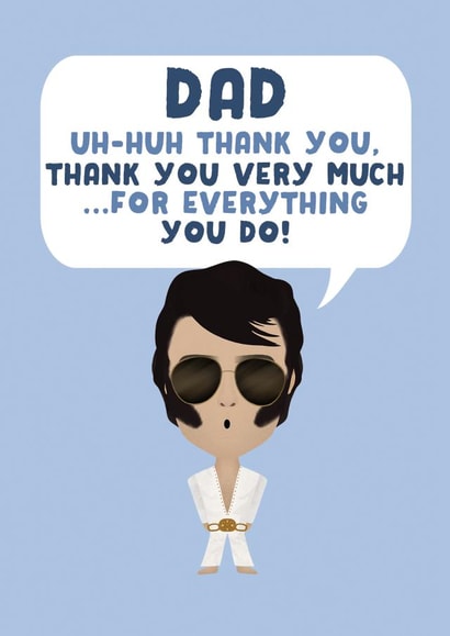Elvis Father's Day Card created by Courtney