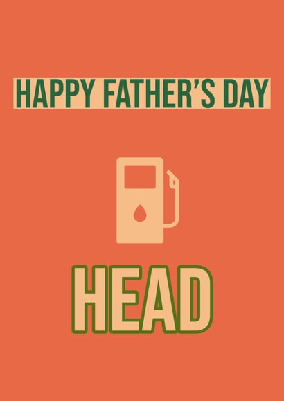 Father's Day Petrol Head for that motor and car enthusiast created by SQRRL STUDIOS