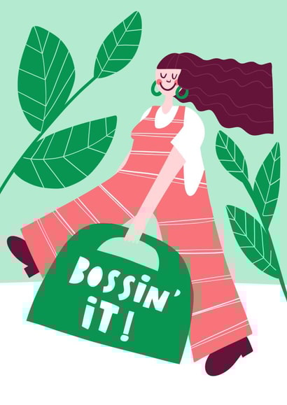 Bossin' It New job card created by Lucy Maggie Designs
