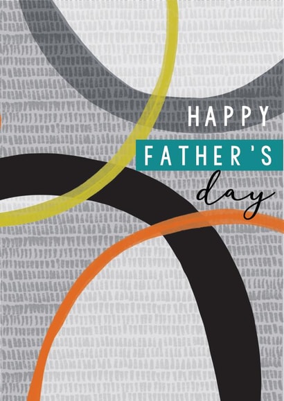 Fathers Day Pattern Modern Design card created by Laura Darrington Design Ltd.