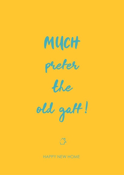 Cheeky new home card created by Hey Jude
