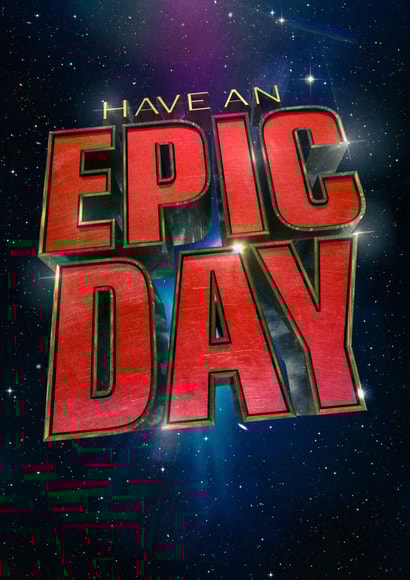 Epic Day card created by Christian Soden