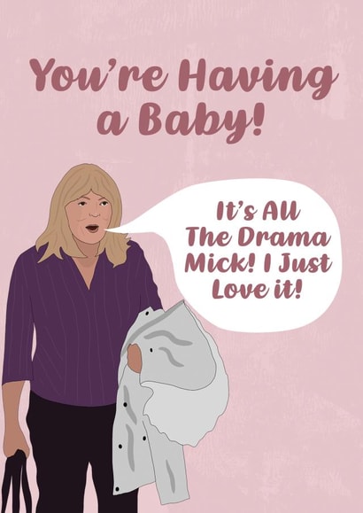 Gavin & Stacey Congratulations Baby Card created by The Foxy Lemon Co.