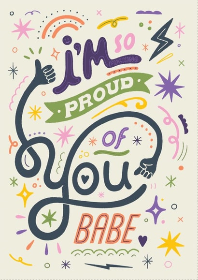 Proud Of You Card created by Lucy Llewellyn