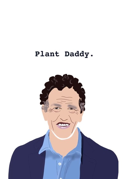 Plant Daddy Fathers Day Greetings Card created by The Gift Cartel