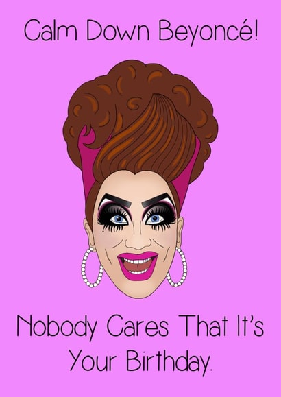 Bianca Del Rio Birthday Card created by Little Spoon