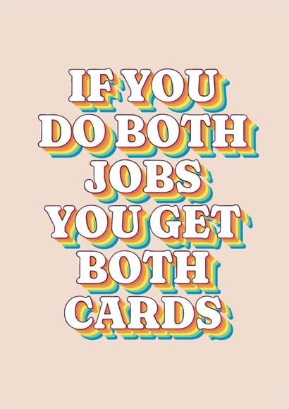 Single Parent Father’s or Mother’s Day Card created by toast.