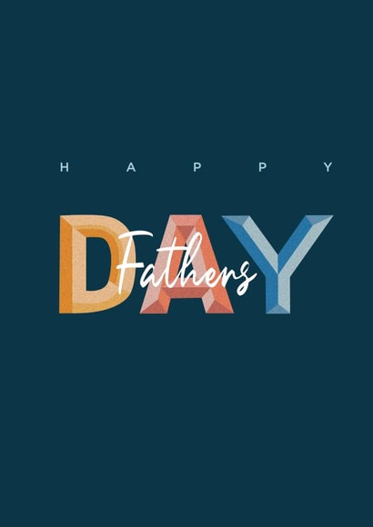 Happy Fathers Day classic card created by Kard & Cotton