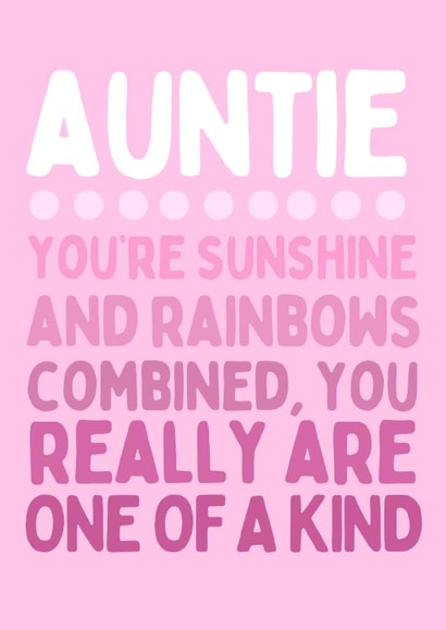 Auntie, Happy Birthday created by Purplepanda