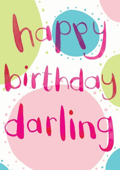 Happy Birthday Darling created by Jo Brown