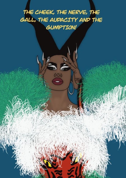Tayce, Moving, New Home, New Job, Funny, Drag, LGBT, Congratulations, Good Luck, created by Joe keirle
