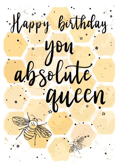 Absolute Queen Birthday Card created by Kit Made It