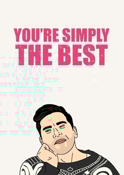 Funny Birthday Card - Schitts Creek - David Rose created by Pedges Houseboat