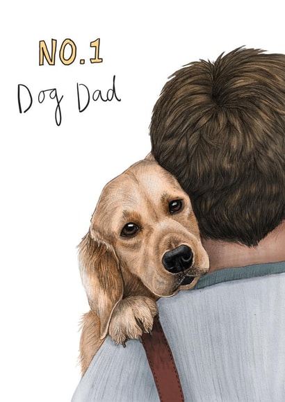 No 1 Dog Dad Card created by Beth Goodwin