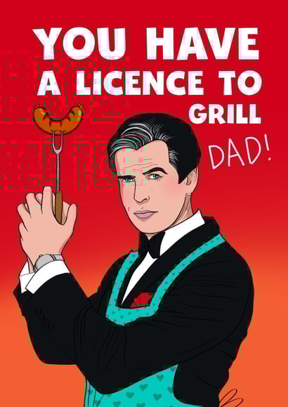 Licence to Grill created by Kasia Cards