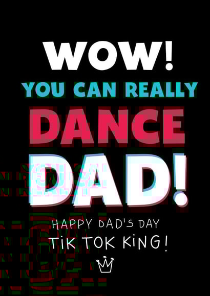 Wow! You can really dance created by Kasia Cards