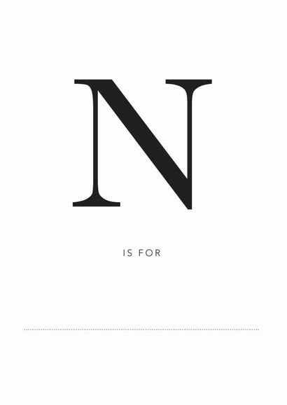 N is for New Job created by Nothing But Lovely