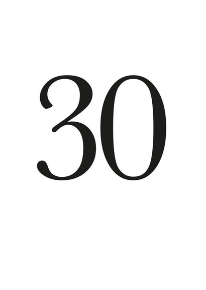 30th Birthday Card created by Nothing But Lovely