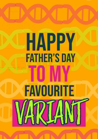 Pandemic Father's Day Card created by SQRRL STUDIOS