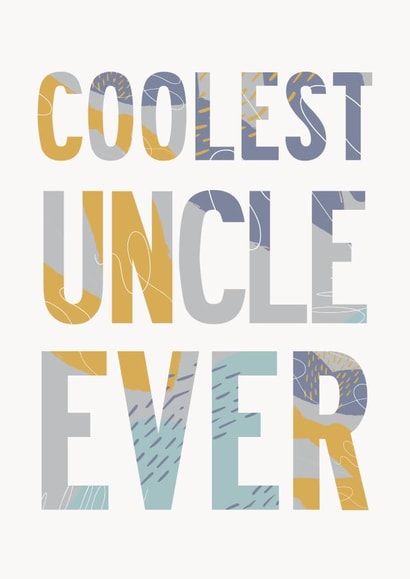 Coolest Uncle Ever Card created by Sarah Catherine