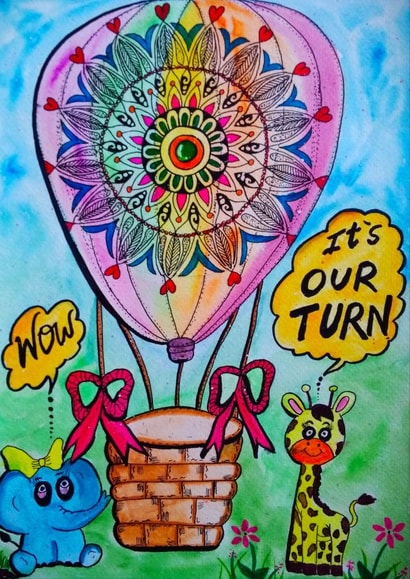 Fly High With  A Friend created by Artcartstart