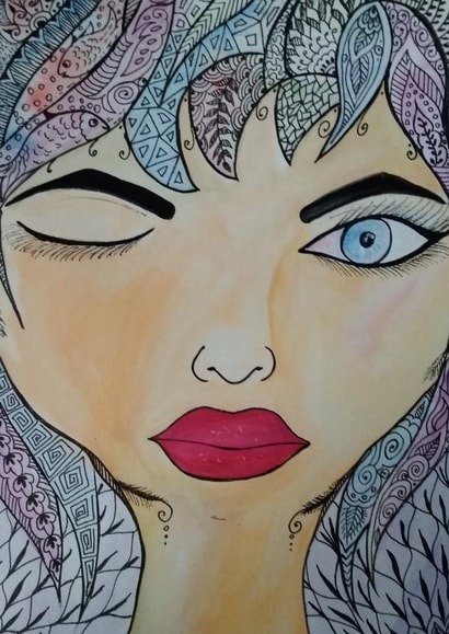 The Wink Eye created by Artcartstart