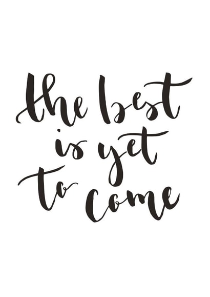 The Best Is Yet To Come Card created by Creative Feel Designs