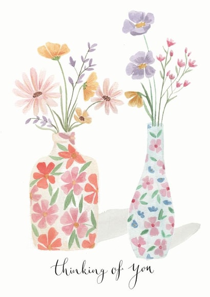 Thinking of you Flower Card created by Sage and Hart