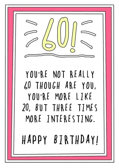 Happy 60th Birthday! created by Go La La!