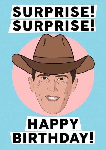 Surprise! Gavin & Stacey Birthday Card created by The Foxy Lemon Co.