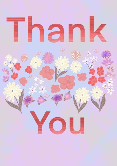Thank You card 1001 created by Hilary Lawler
