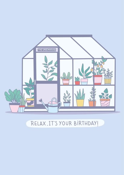 Relax, It's your Birthday!  created by Emma Tobey Illustration
