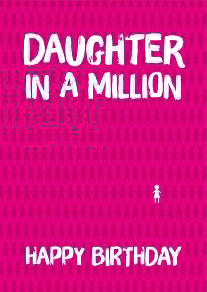 Daughter in a Million created by Codfish Design