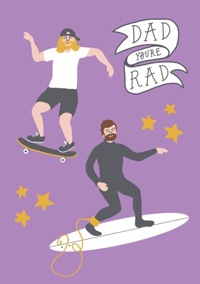 RAD DAD! created by Poppy Jane Prints
