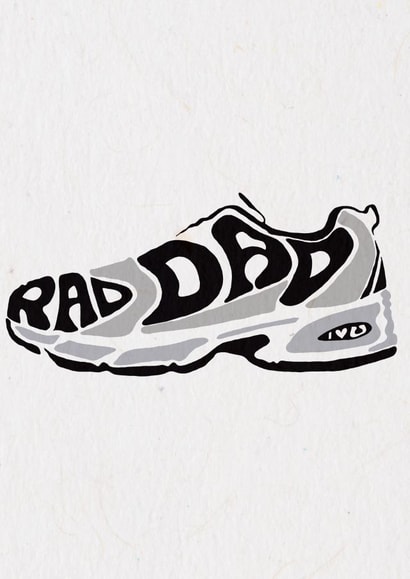 Rad Dad fathers day card created by Eloise Martin
