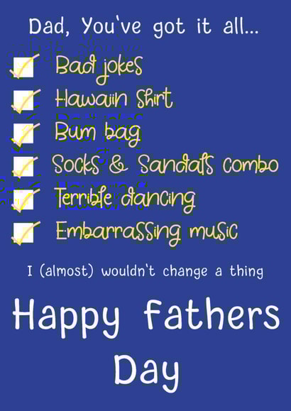 Happy Fathers Day Dad, you've got it all!  created by KGP Designs