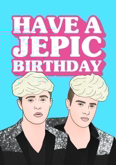 Jepic Birthday card created by Hey Huns It's Nicole