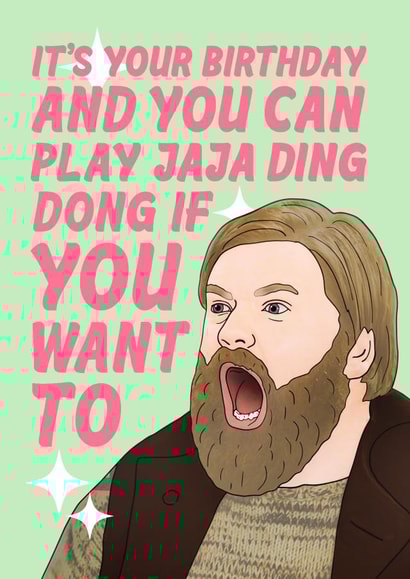 Jaja Birthday card created by Hey Huns It's Nicole