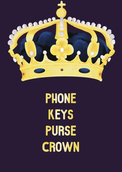 You’re a Queen card created by Flockadoodle