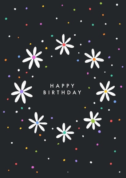 Daisy Ring Birthday card created by Charlotte Hill Vandenburg