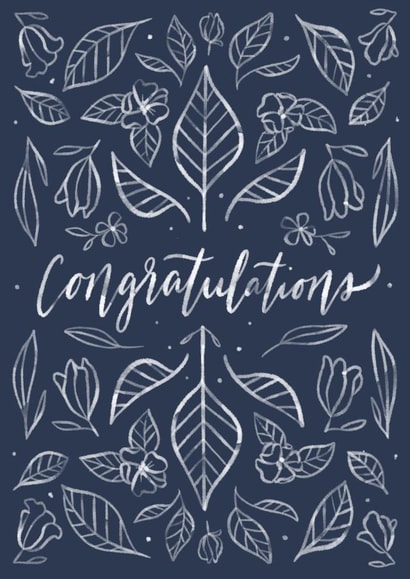 Modern Lace Congratulations created by Charlotte Hill Vandenburg