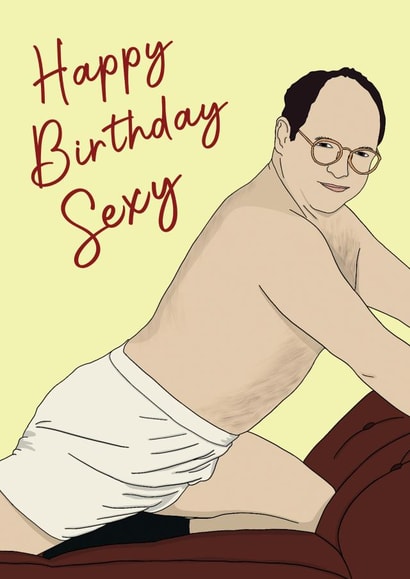 George Costanza - Seinfeld Birthday Card created by Bonne Nouvelle