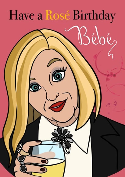 Have a Rosé Birthday Bébé - Fruit Wine Birthday created by One Creative Dreamer