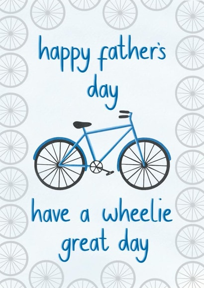 Have a wheelie great Fathers day card created by Sofia Papa Designs