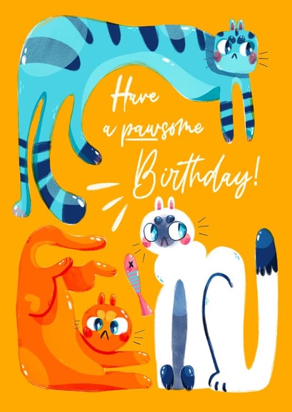 Have a pawsome birthday created by Nikita Van Den Bosch